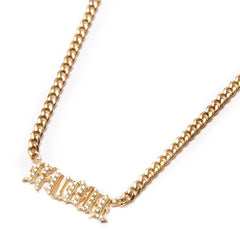 Old English Nameplate Necklace